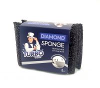 Миниатюра: Губка д/посуды 2шт TURBOMAG DIAMOND