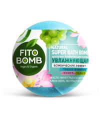 Миниатюра: Соль д/ванны шипучая бомбочка Увлажняющая FITO BOMB 110гр.