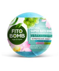 Миниатюра: Соль для ванны шипучая бомбочка Увлажняющая FITO BOMB 110гр.