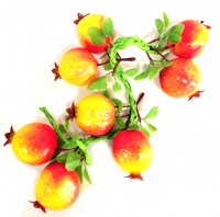 Миниатюра: Бутафория Гранат 8шт. на ветке