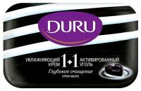 Миниатюра: Мыло 80гр Дуру 1+1 Активированный уголь