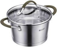 Миниатюра: Кастрюля нерж.2,3л ст.кр. 18*10,5см Linea OLIVA