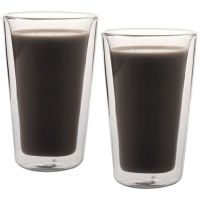 Миниатюра: Набор стаканов 2шт. с двойн.стенками 350мл,корпус из термост.боросиликатного стекла(подар.уп) Zeidan