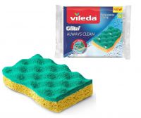 Миниатюра: Губка д/посуды 2шт ГЛИТЦЫ Олвейз Клин VILEDA