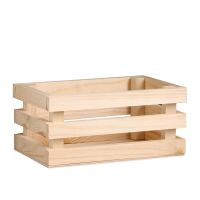 Миниатюра: Кашпо деревянное 20*13*9.5 см Classic, трёхреечное