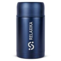 Миниатюра: Термос нерж. 1л для еды Relaxika 301 темно-синий
