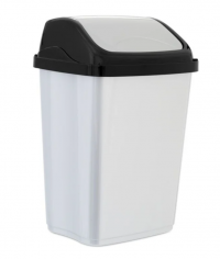 Миниатюра: Контейнер д/мусора 26л VITTORIO серый