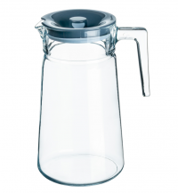 Миниатюра: Кувшин 2л стекло с серой крышкой CITY