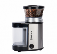 Миниатюра: Кофемолка 150Вт,загрузка 150гр,жерновой тип,нерж.сталь