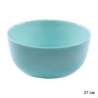 Миниатюра: Салатник 21см 2,1л стекло ДИВАЛИ Лайт Тюркуаз