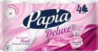 Миниатюра: Туалетная бумага PAPIA Delux 4сл.8рулонов белая Парадизо де Фиори