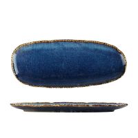 Миниатюра: Блюдо овальное 35*15 см,фарфор,серия Aqua Blue P.L
