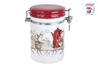Миниатюра: Банка д/сыпучих 850мл с клипсой п/уп Dream tea