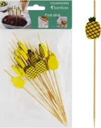 Миниатюра: Шпажки бамбуковые д/канапе 12см Ананас 16шт