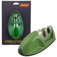 Миниатюра: Ножеточка 10*5*4,8см пластик,металл,керамика Mallony KS-3