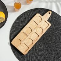 Миниатюра: Доска- менажница д/подачи на 5 шотов Adelica, 30*13*1,8 см, берёза