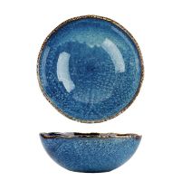 Миниатюра: Салатник d=21 см, h=7.6 см, 1.3 л, фарфор,серия Aqua Blue P.L.