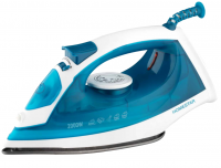 Миниатюра: Утюг 2000 Вт тефлон.покрытие,вертик. отпаривание,бело-синий