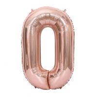 Миниатюра: *Шар-Цифра воздушный 0 Микрос 120см розовый Ч00699