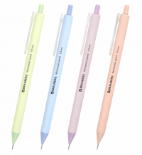 Миниатюра: Карандаш механический 0,5 мм, BRAUBERG SOFT PASTEL, корпус soft-touch ассорти, 181957