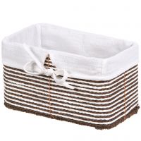 Миниатюра: Корзина 25,5*15*14,5см, плетеная, бумага, коричневая