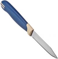 Миниатюра: Нож Multicolor кухонный с зубцами 8см Tramontina 23528/213