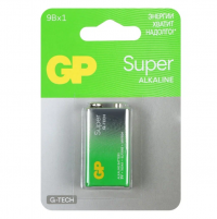 Миниатюра: Батарейка щелочная GP G-tech 6LF22 SUPER ALKALINE