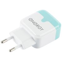 Миниатюра: Сетевое зарядное устройство Energy ET-32,2 USB разъем,ток 2,1А,белый