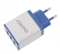 Миниатюра: Сетевое зарядное устройство Energy ET-32,3 USB разъем,ток 2,1А,белый