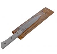 Миниатюра: Нож кухонный 23,5см средний, с белой пласт.ручкой,Сакура (Кисловодск)