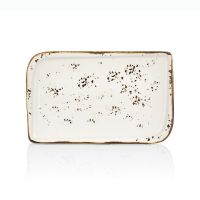 Миниатюра: *Блюдо прямоугольное 24*15 см, фарфор, серия Элеганс The Sun P.L.